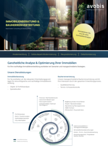 Factsheet Immobilienberatung und Bauherrenvertretung