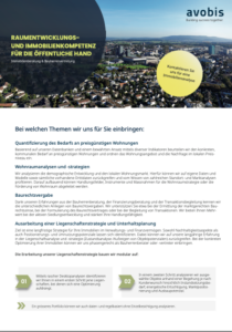 Factsheet Dienstleistungen für die öffentliche Hand